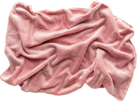 ai gegenereerd getextureerde roze handdoek verfrommeld PNG