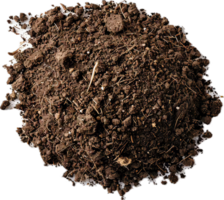 AI generated Rich Garden Soil with Organic Matter png