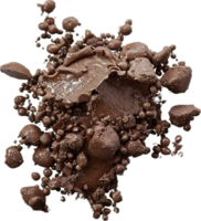 AI generated Exploding Chocolate Pieces and Splashes png