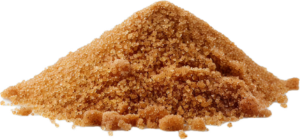 ai généré pile de marron sucre png