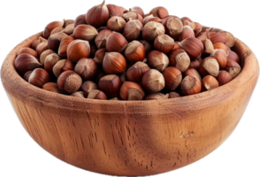 AI generated Clay Bowl Full of Whole and Ground Nutmeg png