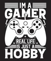 Gaming t shirt design for game lover t shirt design vector