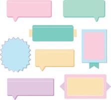 set of speech bubbles vector