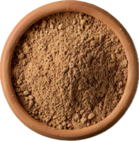 AI generated Terracotta Bowl of Ground Spices png