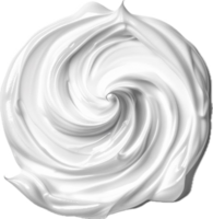 AI generated Whipped Cream Swirl png