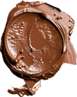 AI generated Textured Chocolate Spread Swirl png