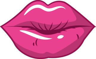 hermosa labios diseño gráficos vector