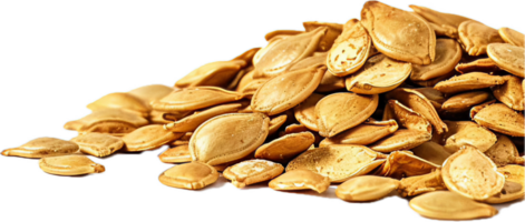 AI generated Roasted Pumpkin Seeds Heap png