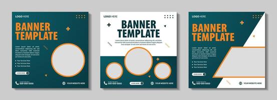 business square banner template for internet ads and social media post design. Editable square social media post design for Ads. square banner template design. vector