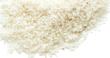 ai généré tas de non cuit blanc riz png