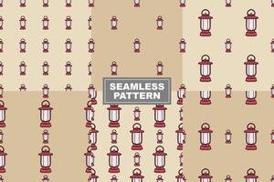 Hand Drawn Lantern Pattern Seamless Collection vector
