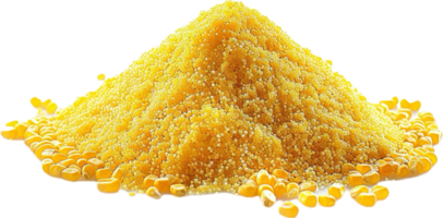 AI generated Pile of Golden Millet Grains png