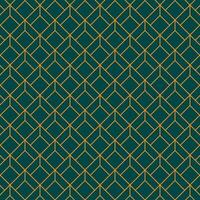 Abstract geometric lines pattern with cubes on green  background. vector