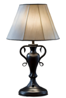 AI generated Vintage table lamp png