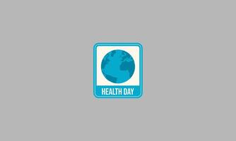 world health day vector illustration flat design