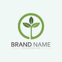 leaf logo design vector for nature symbol template editable,Green leaf logo ecology nature element vector icon.