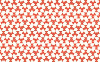 Illustration wallpaper, Abstract Geometric Style. Repeating Sample red triangle on white background. vector
