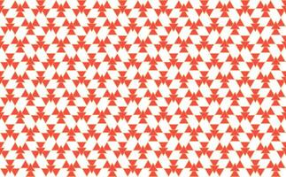 Illustration wallpaper, Abstract Geometric Style. Repeating Sample red triangle on white background. vector