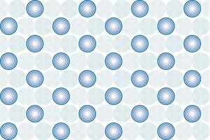 Illustration, pattern of circle shape with line on white background. vector