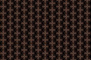 Illustration wallpaper, Abstract Geometric Style. Repeating Sample square in octagon on black background. vector