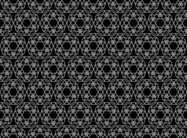 Illustration wallpaper, Abstract Geometric Style. Repeating Sample triangle line on black background. vector