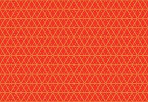 Illustration pattern, Abstract Geometric Style. Repeating Sample the triangle line on red background. vector