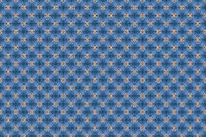 Illustration, Pattern of Overlapping circle lines on a black background. vector