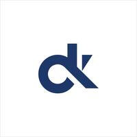 dk y kd letra logo diseño.dk,kd inicial establecido alfabeto icono logo diseño vector