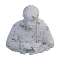 un Santo con un estatua de libro, 3d renders, aislado, Perfecto para tu diseño png