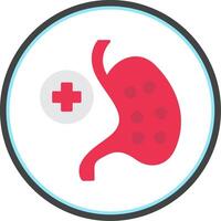 Gastroenterology Flat Circle Icon vector