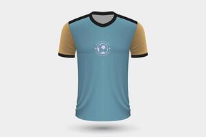 Realistic soccer shirt  Germany home jersey template for football kit. vector