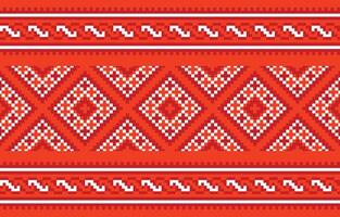 Ethnic geometric fabric patterns. Cross Stitch pattern.Abstract,vector,illustration.Design for motif,patola,sari,dupatta,pixel,zigzag,border,ikat,texture,clothing,wrapping,decoration,carpet. vector