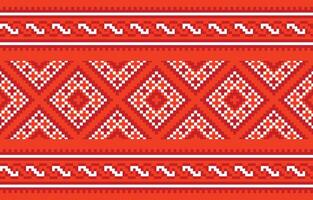 Ethnic geometric fabric patterns. Cross Stitch pattern.Abstract,vector,illustration.Design for motif,patola,sari,dupatta,pixel,zigzag,border,ikat,texture,clothing,wrapping,decoration,carpet. vector