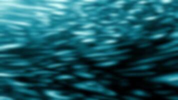 Blurred water moving and creating looped animation video