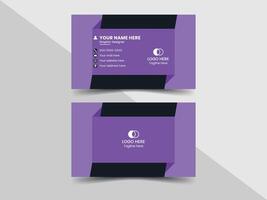 Free vector creative business card design template