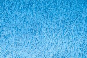 Blue faux fur rug texture photo