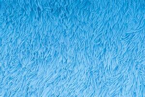 Blue faux fur rug texture photo