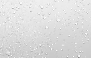 Water Drop on White Surface, Clean and Minimalist Background photo