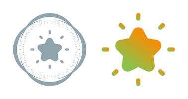Shining star Vector Icon