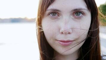 Lifestyle Portrait of Young Beautiful Confident Woman in The City video