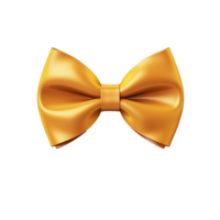 AI generated Bow tie ribbon png isolated on transparent background