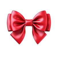 AI generated Bow tie ribbon png isolated on transparent background