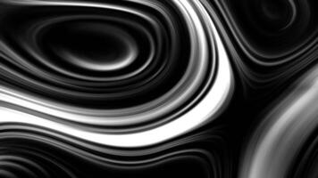 Black and White Liquid Fluid Texture Shape Material Background video