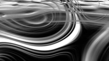 Black and White Liquid Fluid Texture Shape Material Background video