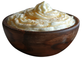 AI generated Honey with yogurt in a bowl on a transparent background png