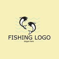 fishing logo illustration. sport fishing vector