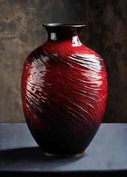 ai generado antiguo Clásico arcilla maceta con un hermosa modelo. ai generativo foto