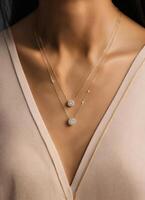 AI generated Diamond jewelry luxury and fashion jewelry. ai generative photo