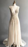 AI generated mini dress with low neckline on a mannequin. ai generative photo