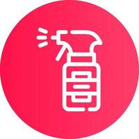 Spray Bottle Creative Icon Design vector